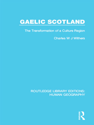 cover image of Gaelic Scotland